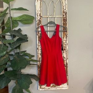 Lulu’s Red Skater Dress - S